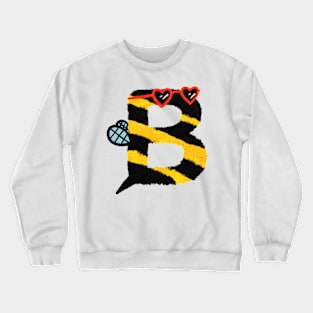 A Bee B Crewneck Sweatshirt